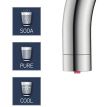 Küchenarmatur Keo Soda chrom für Sprudel ohne Systembox und Filter
