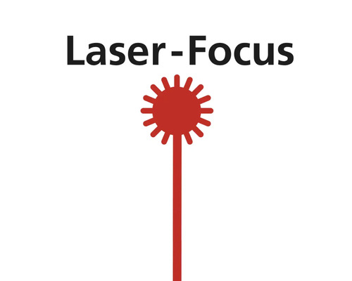 Laser Fokus Symbol