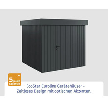 EcoStar Euroline Gerätehaus mit fünf Jahren Garantie