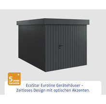 Gartengerätehaus aus Metall mit Tür