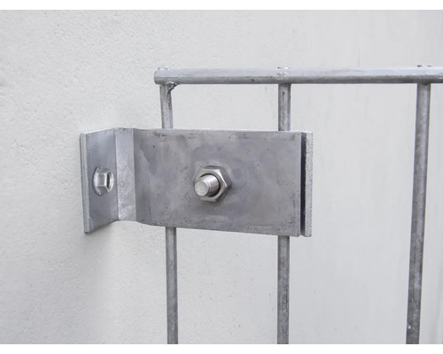 Befestigungselement für Zaunelement an der Wand