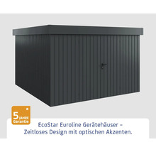 EcoStar Euroline Gerätehaus mit fünf Jahren Garantie