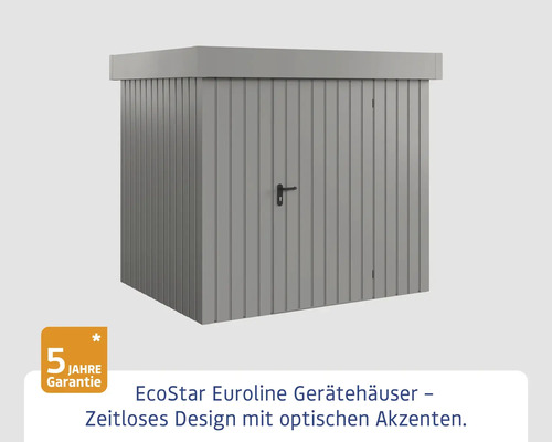 Gartengerätehaus mit Tür und fünf Jahre Garantie