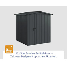 Gartenschuppen aus Metall für die Aufbewahrung von Gartengeräten