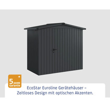 Gartengerätehaus mit Tür und Satteldach