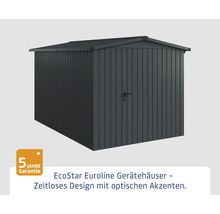 EcoStar Euroline Gerätehaus mit fünf Jahre Garantie