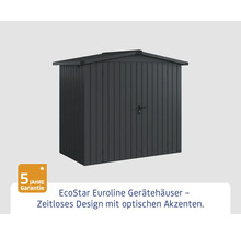 EcoStar Euroline Gerätehaus mit fünf Jahren Garantie