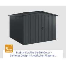 EcoStar Euroline Gerätehaus aus Metall mit Tür