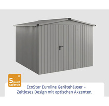 EcoStar Euroline Gerätehaus mit fünf Jahren Garantie