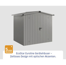 EcoStar Euroline Gerätehaus mit fünf Jahren Garantie