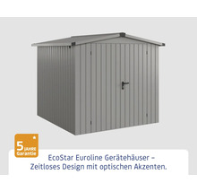 Metall Gerätehaus mit Satteldach