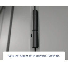 Schwarzes Türband an einer Tür