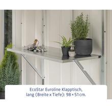 EcoStar Euroline Klapptisch mit Pflanzen und Gartenzubehör