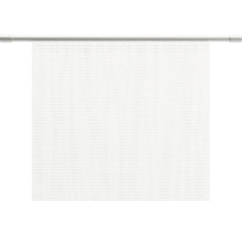 Weißes Rollo mit Metallschiene