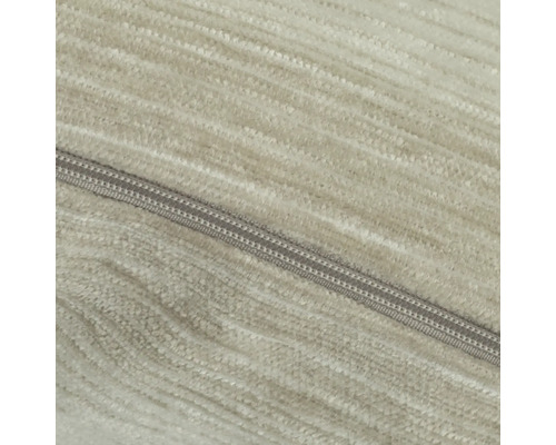 Detailaufnahme eines Kissens mit Reißverschluss