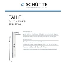 Duschpaneel Schütte Tahiti 60035 mit Einhebelmischer chrom-thumb-5