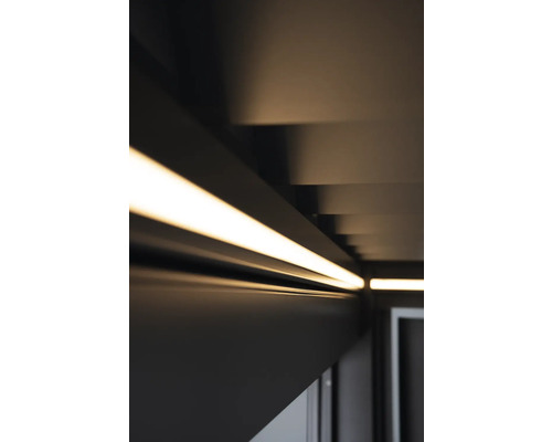 Nahaufnahme von LED-Leuchten an einer Decke