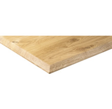 Eckansicht einer Holzplatte