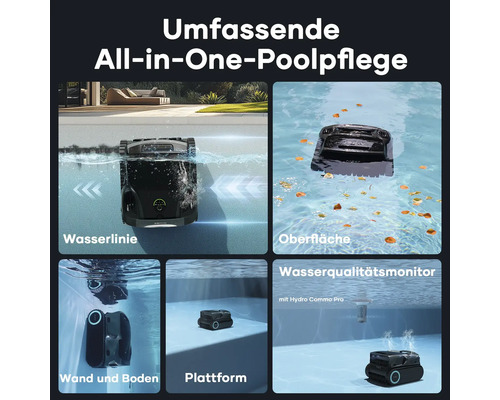 Reinigungsroboter Aiper Scuba X1 Pro Max schwarz