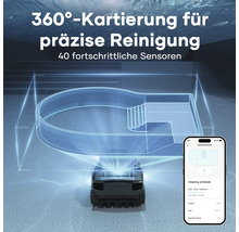 Poolreinigungsroboter mit 360-Grad-Kartierung und Smartphone-App zur präzisen Reinigung