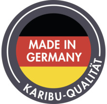 Made in Germany Siegel Karibu-Qualität