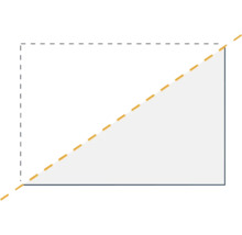 Symbol für eine Zuschnittplatte