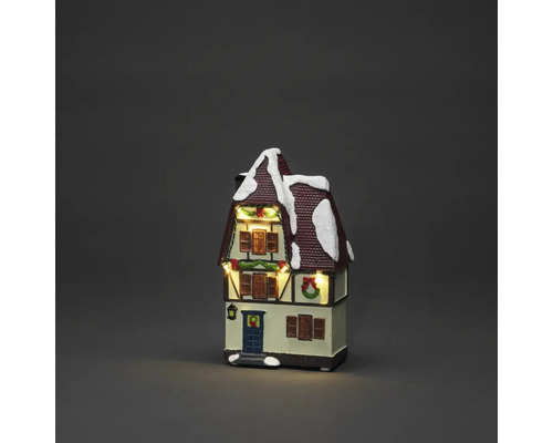 Beleuchtetes Deko-Haus für die Weihnachtszeit