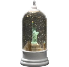 Schneekugel mit Freiheitsstatue und New Yorker Skyline
