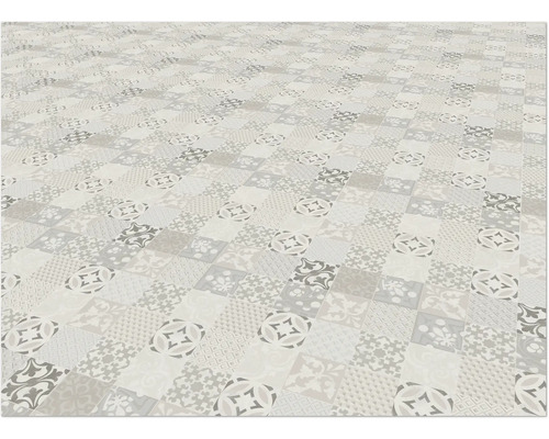 Bodenansicht mit Fliesen in Patchwork Optik