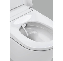 Weißes Dusch-WC mit Wasserstrahl für die Intimreinigung