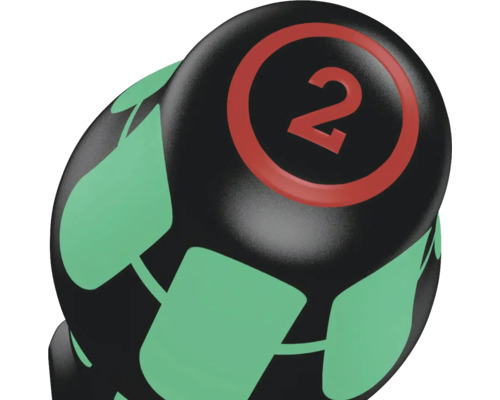 Hantel mit dem Gewicht von zwei Kilogramm.