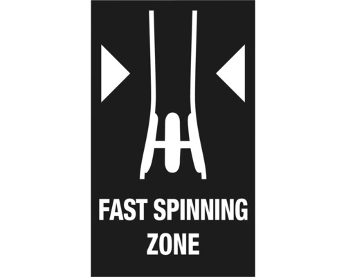 Symbol für Schnellrotationsbereich