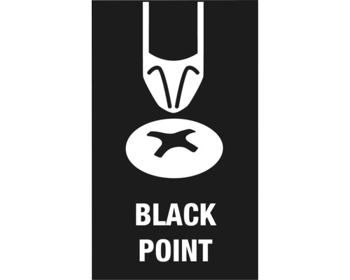 Symbol für Black Point Schraubendreher
