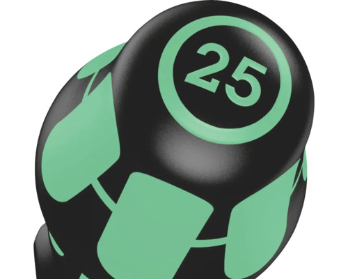 Hantel mit der Zahl 25
