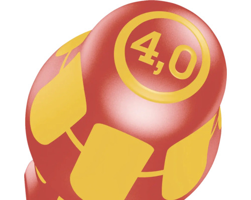 Detailansicht einer Bohrmaschine mit der Angabe 4,0