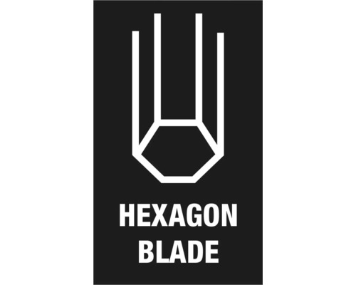 Symbol für Sechskantklinge