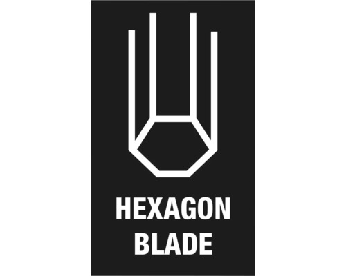 Symbol für Sechskantklinge