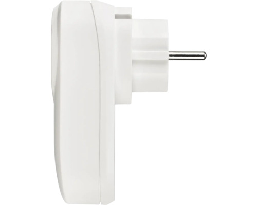 Weißer Zwischenstecker im Detail