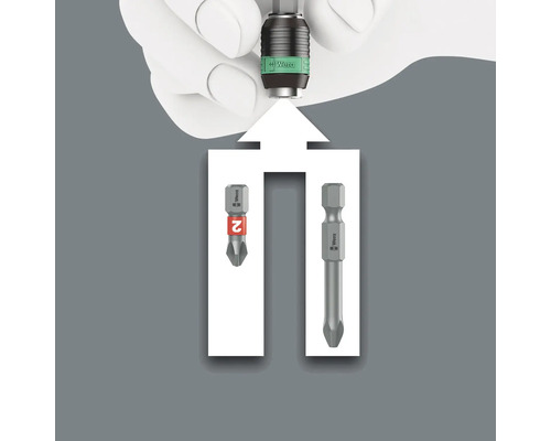 Wera Logo Schraubendreherbits mit Bithalter