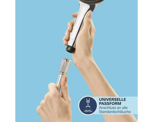 Installation einer Duschbrause mit Universalanschluss