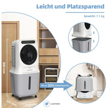 Mobiler Luftkühler mit Rollen und Wassertank