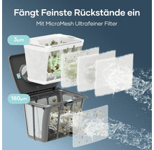 Filter mit verschiedenen Filtereinsätzen zur Reinigung von Wasser