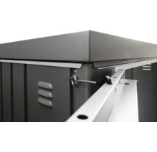 Geräteschrank Biohort Gr. 150 155 x 83 x 182,5 cm dunkelgrau-metallic