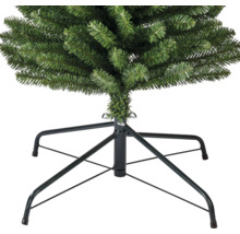 Detailaufnahme eines künstlichen Weihnachtsbaums mit Metallständer