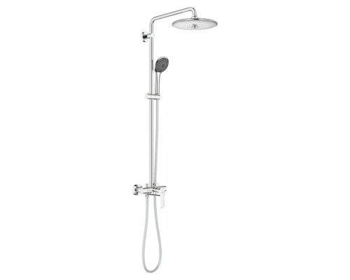 Duschsäule mit Kopfbrause und Handbrause
