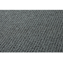 Nahaufnahme eines grauen Teppichbodens