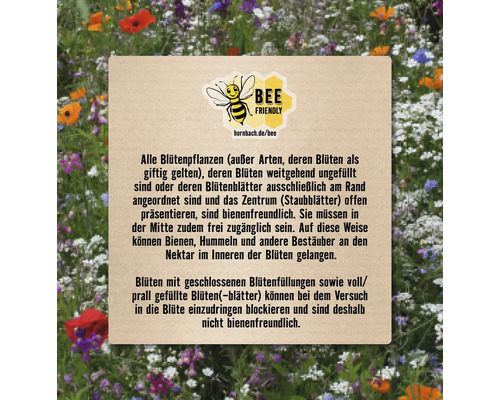 Informationen zur Bienenfreundlichkeit von Blütenpflanzen