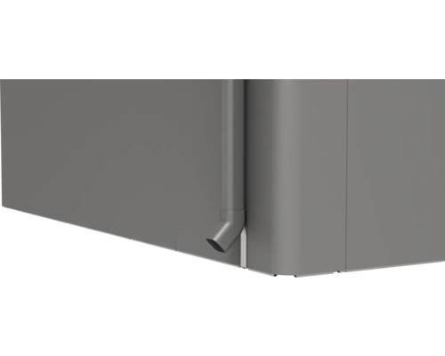 Regenwassertank mit Fallrohr