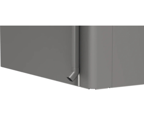 Regenwasserbehälter mit Fallrohranschluss