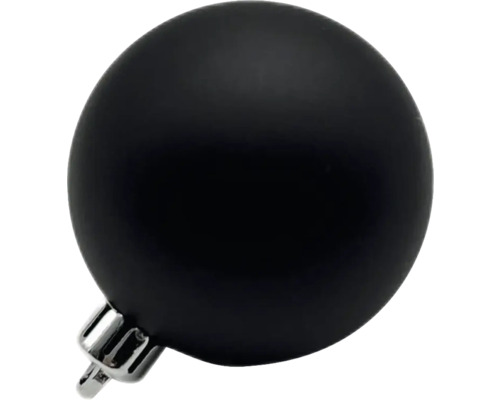 Schwarze Weihnachtskugel zur Dekoration